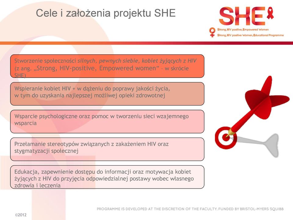 możliwej opieki zdrowotnej Wsparcie psychologiczne oraz pomoc w tworzeniu sieci wzajemnego wsparcia Przełamanie stereotypów związanych z