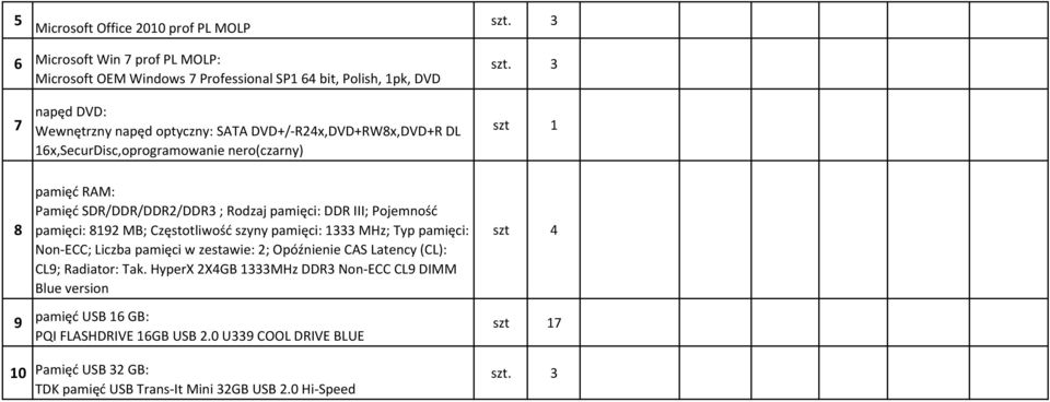 16x,SecurDisc,oprogramowanie nero(czarny) szt.