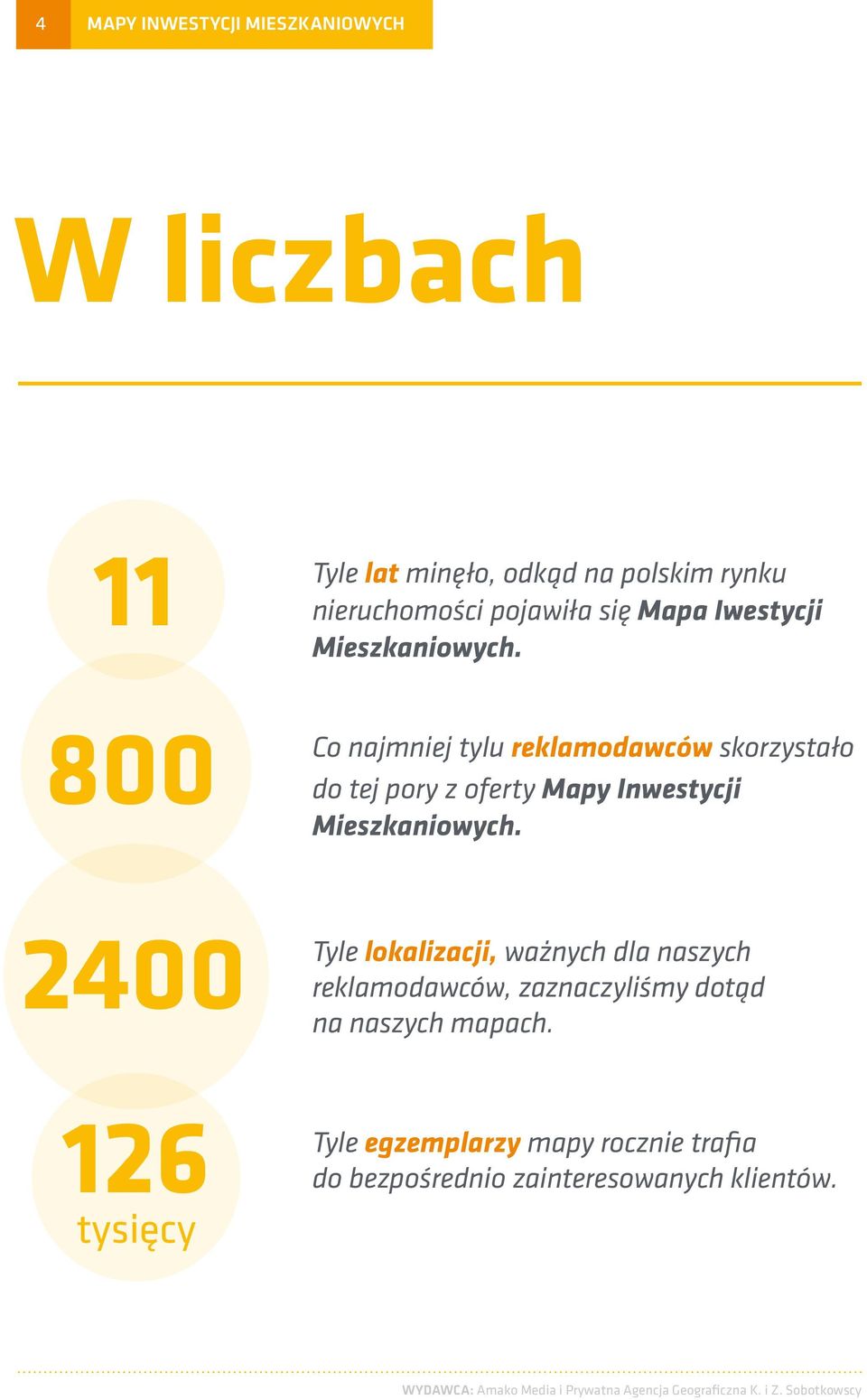 800 2400 126 tysięcy Co najmniej tylu reklamodawców skorzystało do tej pory z oferty Mapy Inwestycji