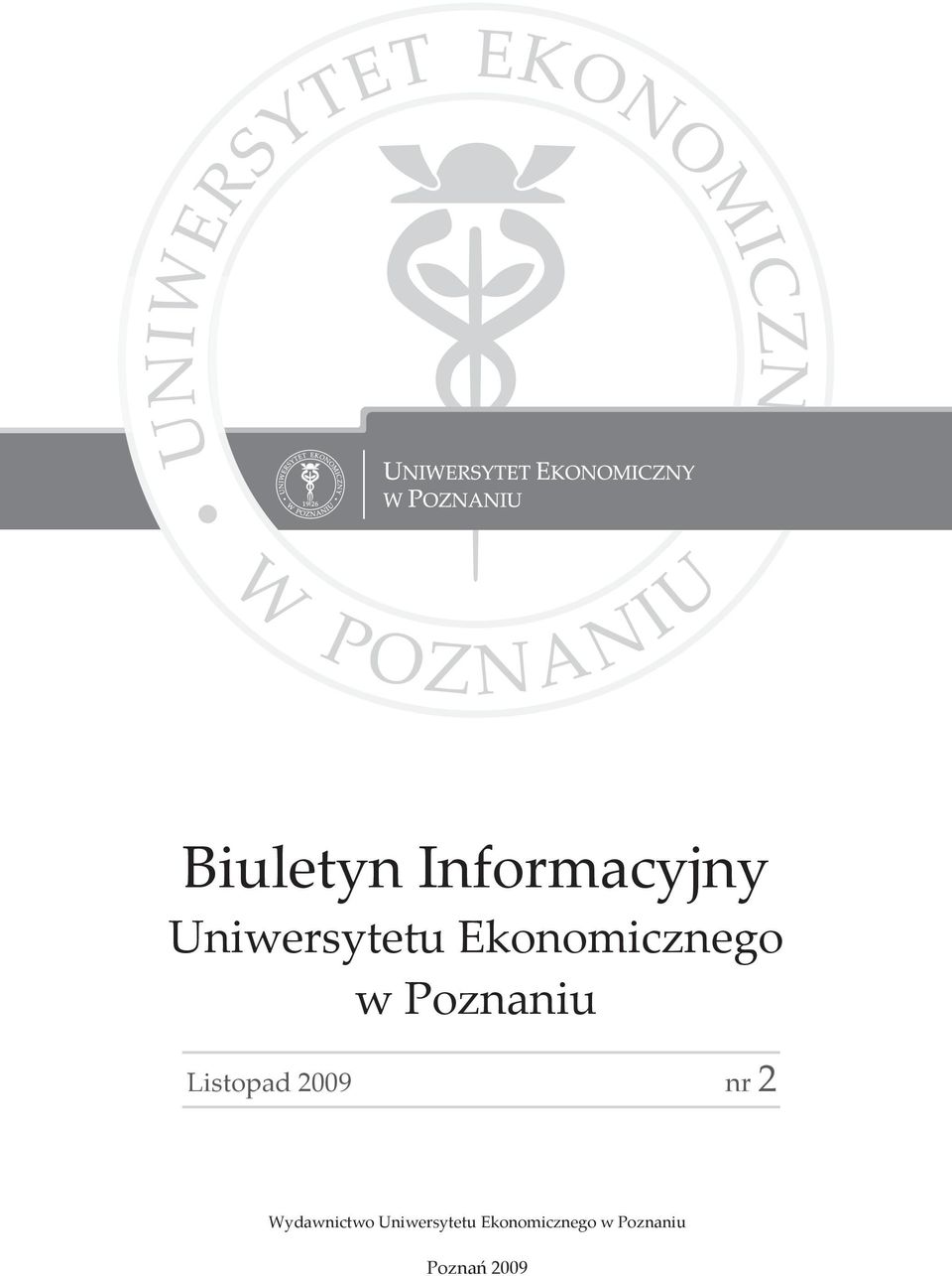 2009 nr 2 Wydawnictwo Uniwersytetu