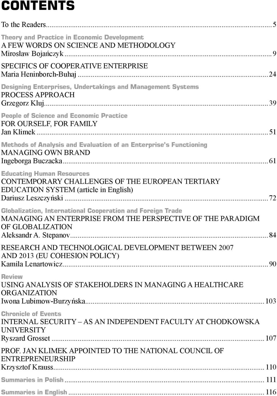 ..51 Methods of Analysis and Evaluation of an Enterprise s Functioning MANAGING OWN BRAND Ingeborga Buczacka.