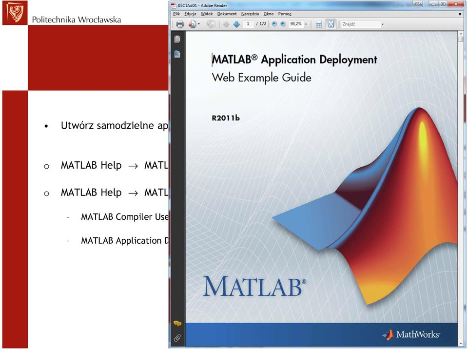 Square Example o MATLAB Help MATLAB Compiler Printable