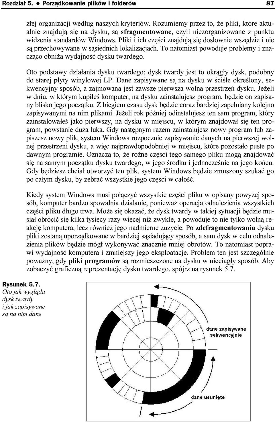 Pliki i ich części znajdują się dosłownie wszędzie i nie są przechowywane w sąsiednich lokalizacjach. To natomiast powoduje problemy i znacząco obniża wydajność dysku twardego.