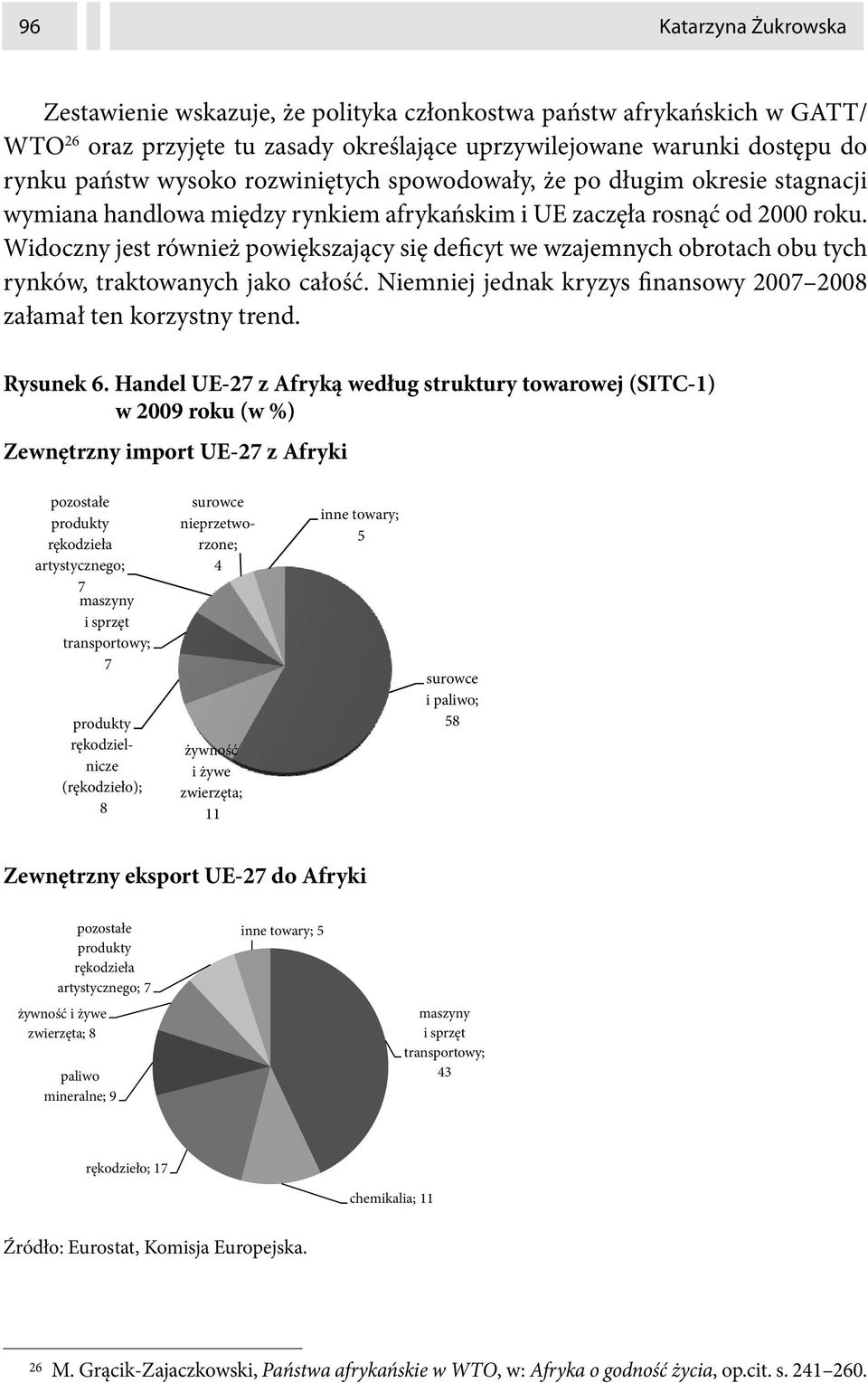 Widoczny jest również powiększający się deficyt we wzajemnych obrotach obu tych rynków, traktowanych jako całość. Niemniej jednak kryzys finansowy 2007 2008 załamał ten korzystny trend. Rysunek 6.