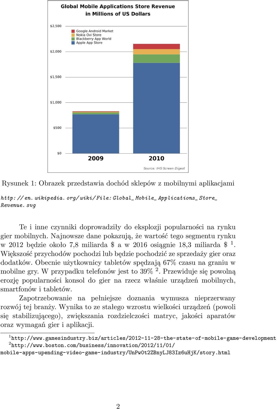 Najnowsze dane pokazują, że wartość tego segmentu rynku w 2012 będzie około 7,8 miliarda $ a w 2016 osiągnie 18,3 miliarda $ 1.