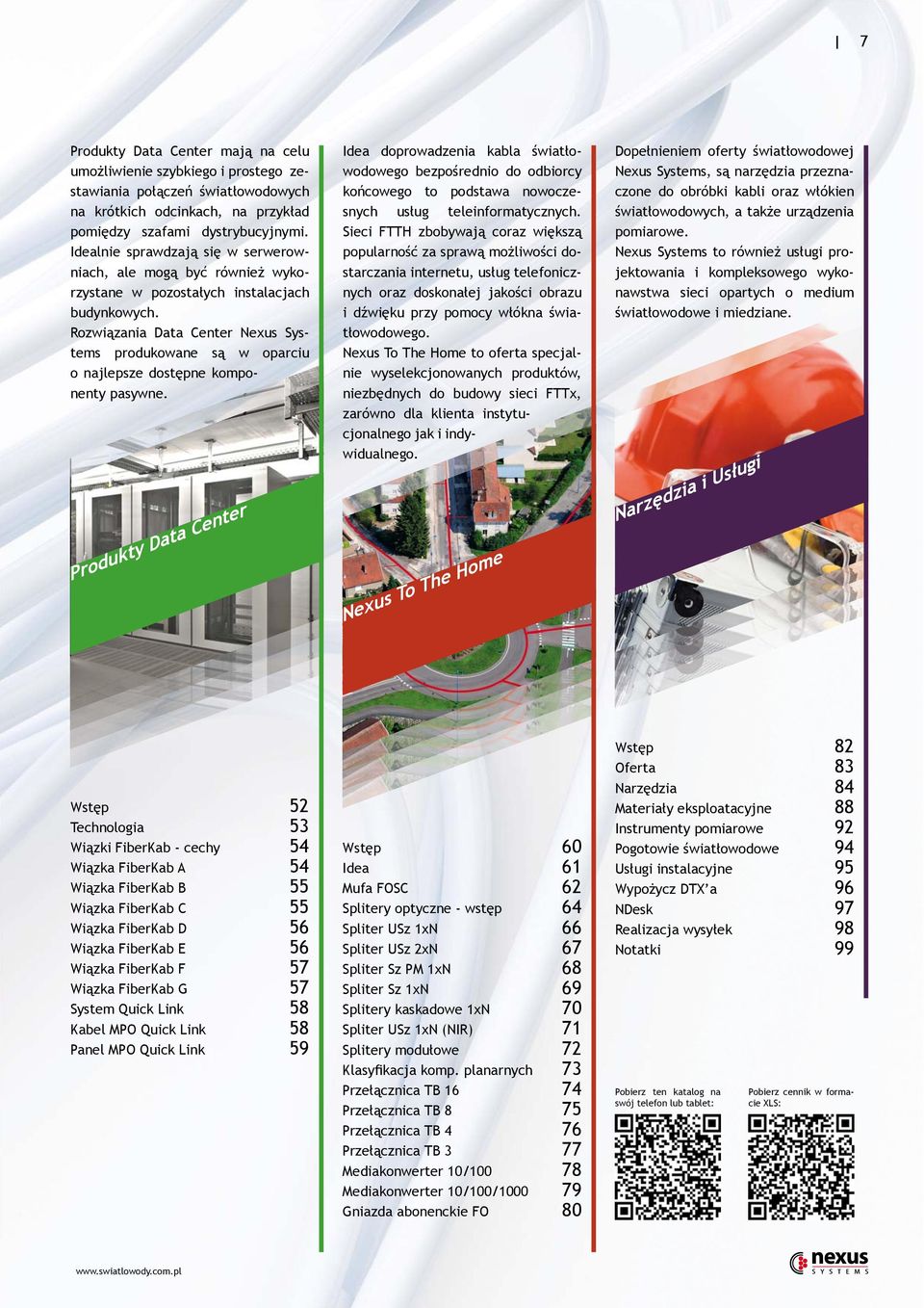 Rozwiązania Data Center Nexus Systems produkowane są w oparciu o najlepsze dostępne komponenty pasywne.