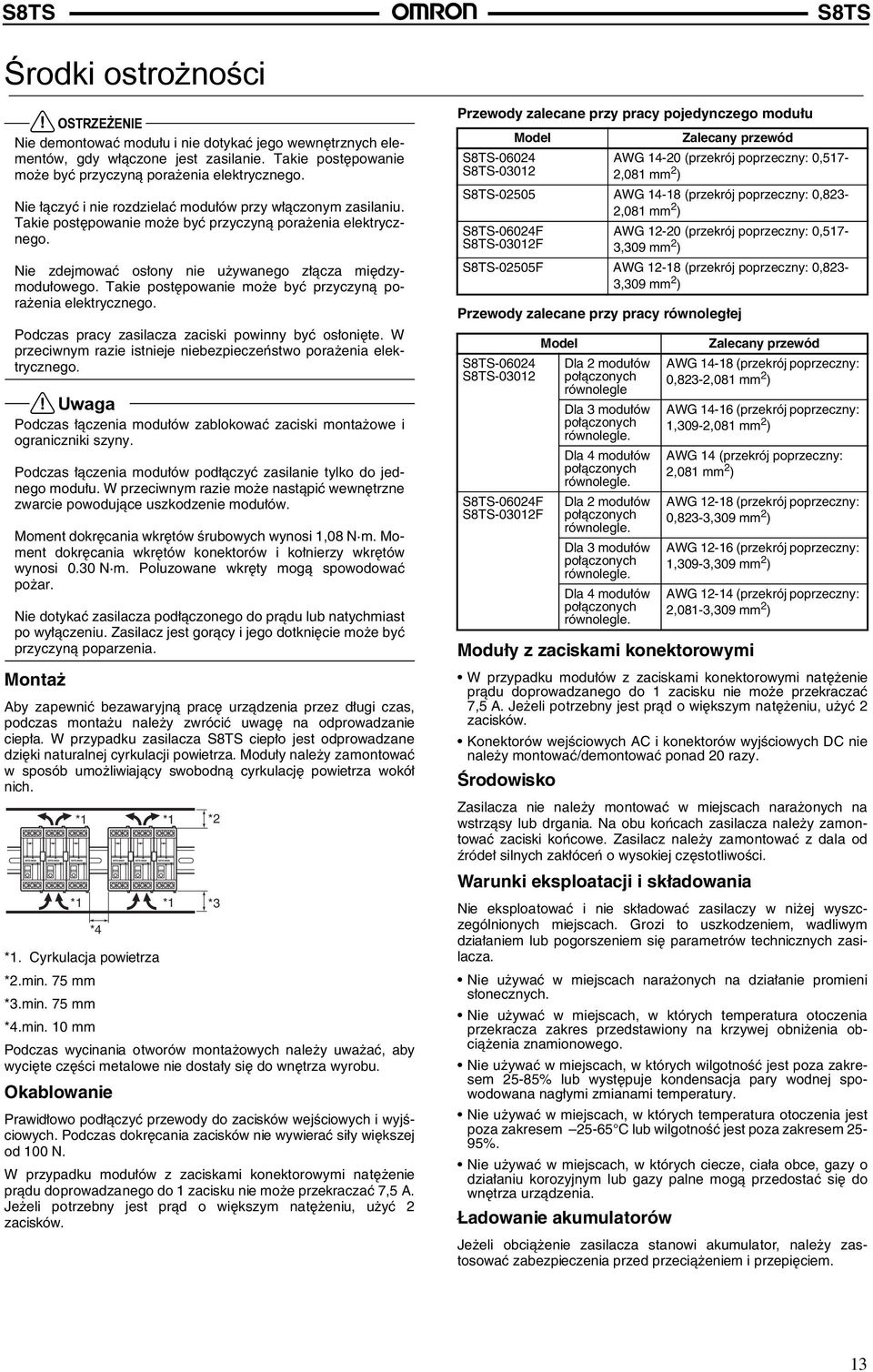 Takie postępowanie może być przyczyną porażenia elektrycznego. Podczas pracy zasilacza zaciski powinny być osłonięte. W przeciwnym razie istnieje niebezpieczeństwo porażenia elektrycznego.