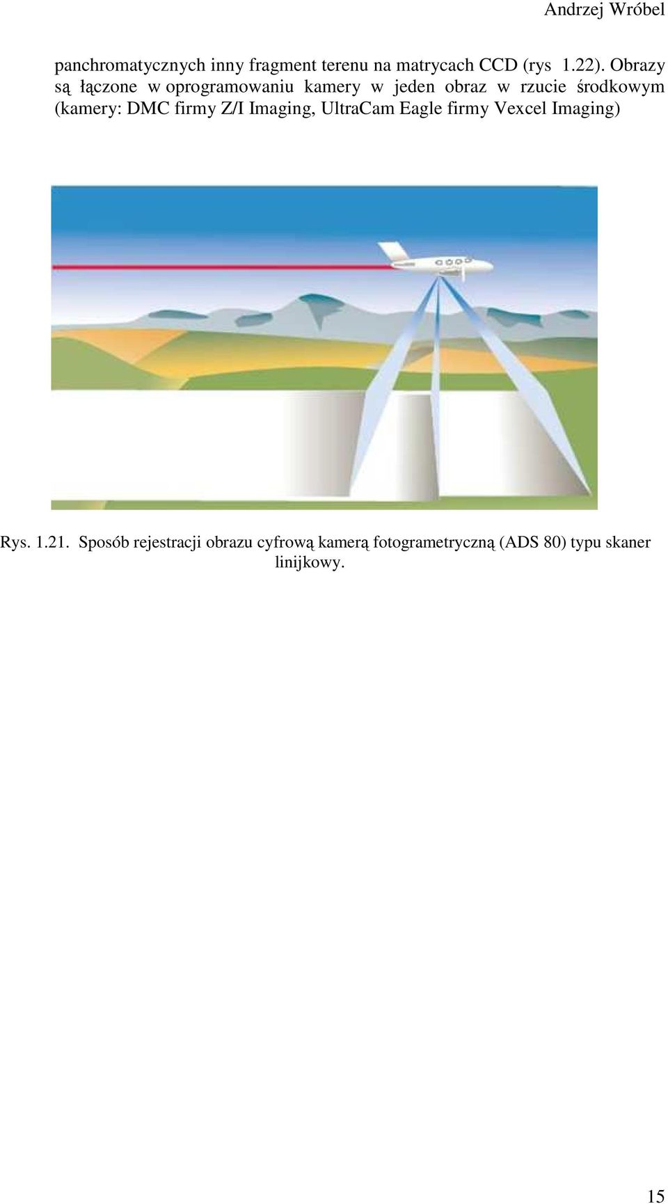 (kamery: DMC firmy Z/I Imaging, UltraCam Eagle firmy Vexcel Imaging) Rys. 1.21.