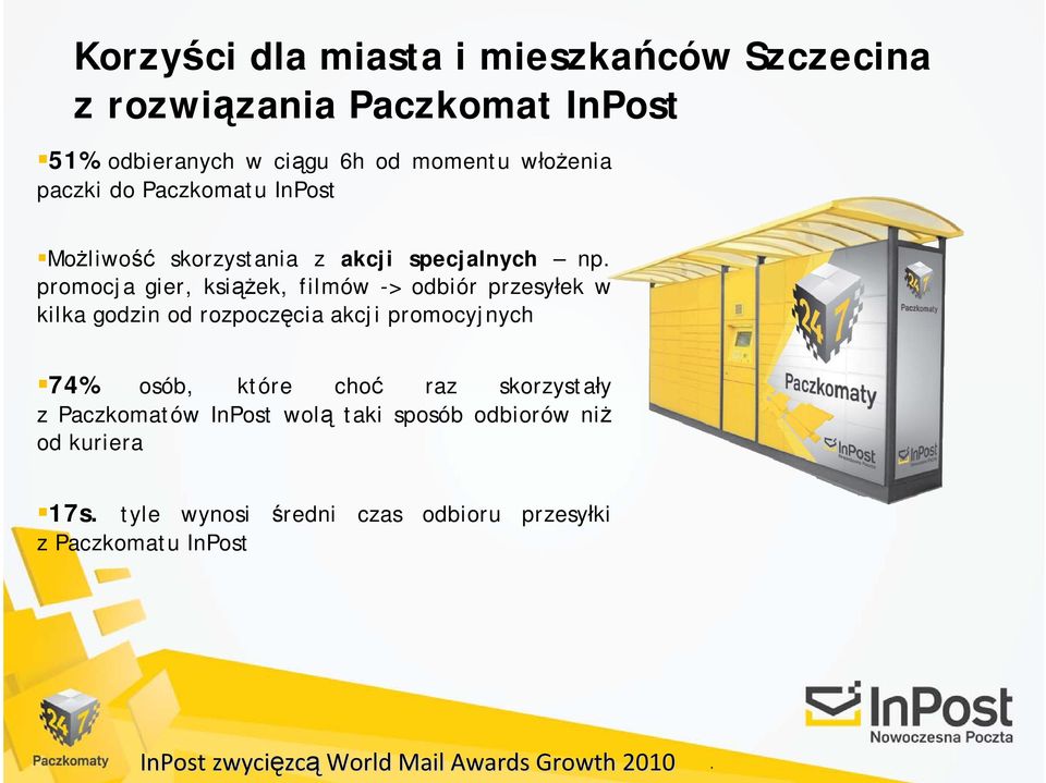 promocja gier, książek, filmów -> odbiór przesyłek w kilka godzin od rozpoczęcia akcji promocyjnych 74% osób, które choć raz