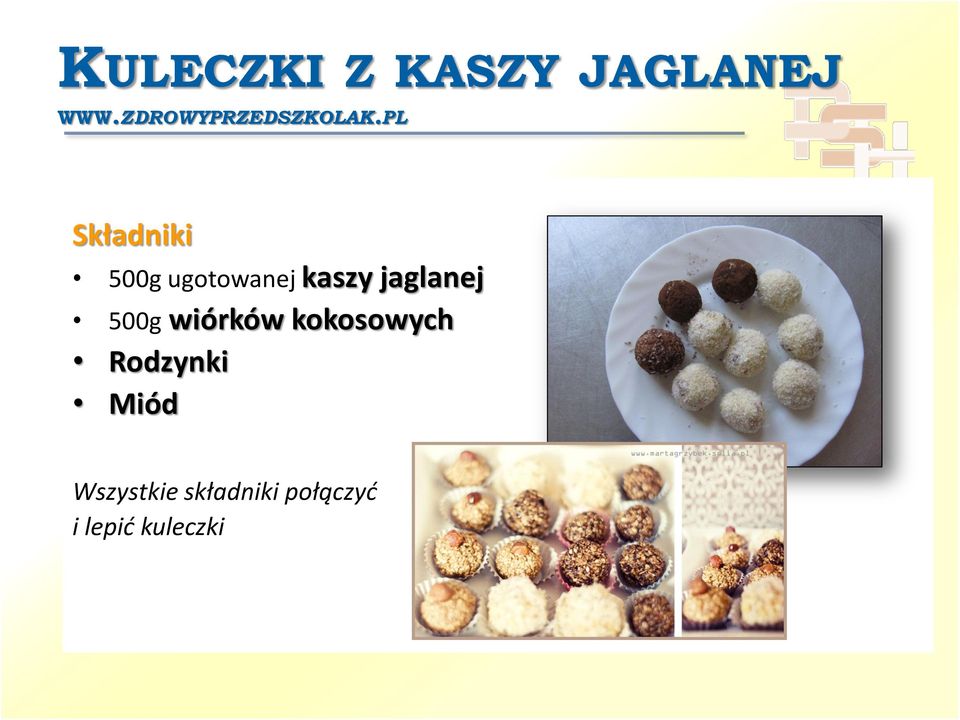 PL Składniki 500g ugotowanej kaszy jaglanej