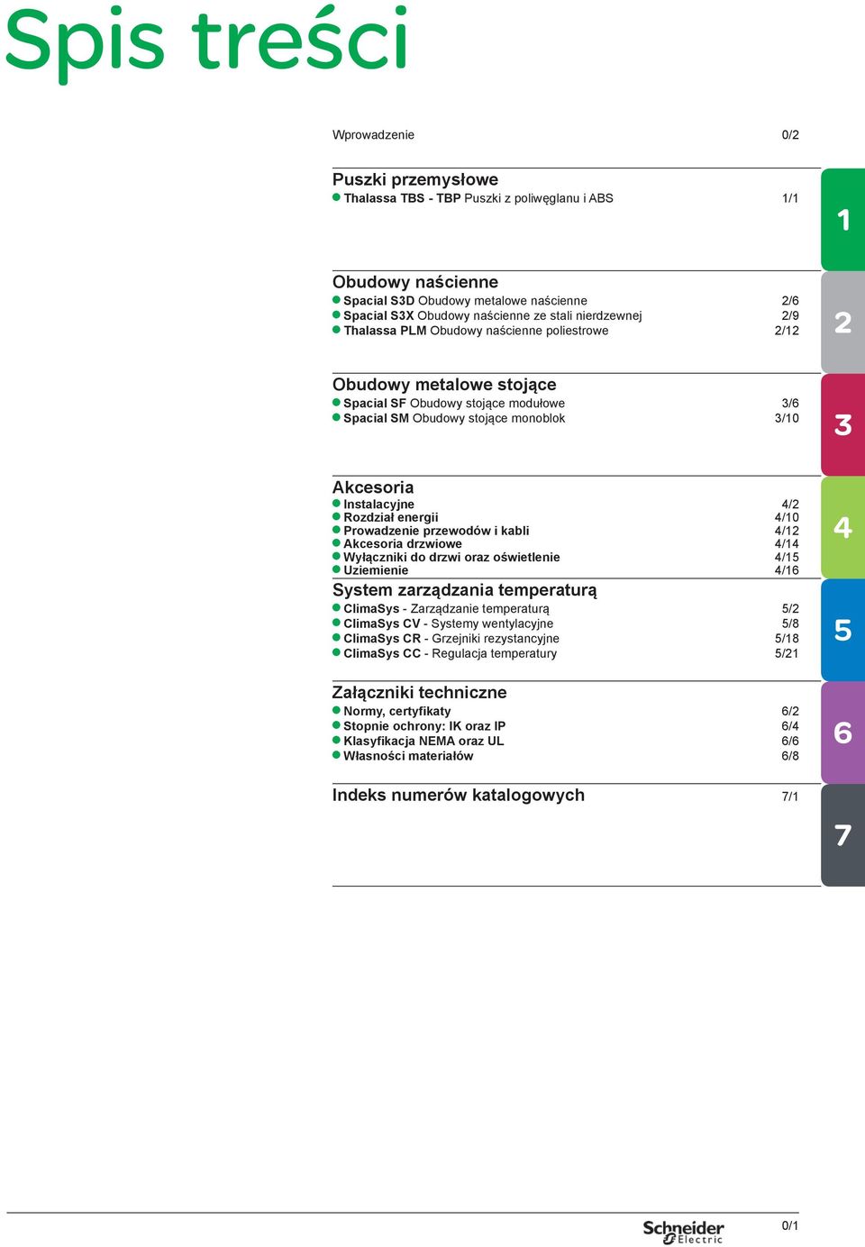 Rozdział energii 4/10 Prowadzenie przewodów i kabli 4/12 Akcesoria drzwiowe 4/14 Wyłączniki do drzwi oraz oświetlenie 4/15 Uziemienie 4/16 System zarządzania temperaturą ClimaSys - Zarządzanie