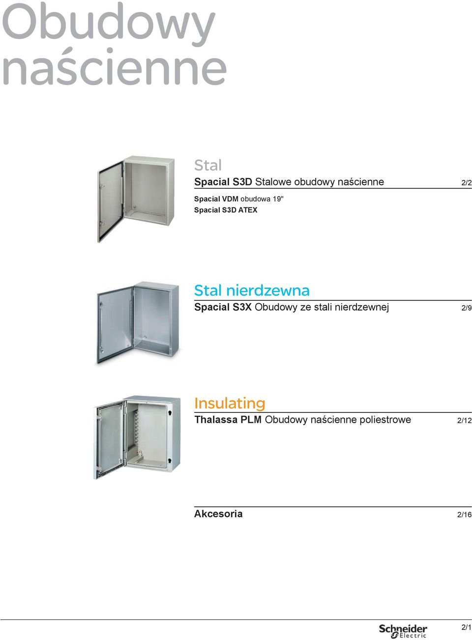 Spacial S3X Obudowy ze stali nierdzewnej 2/9 Insulating