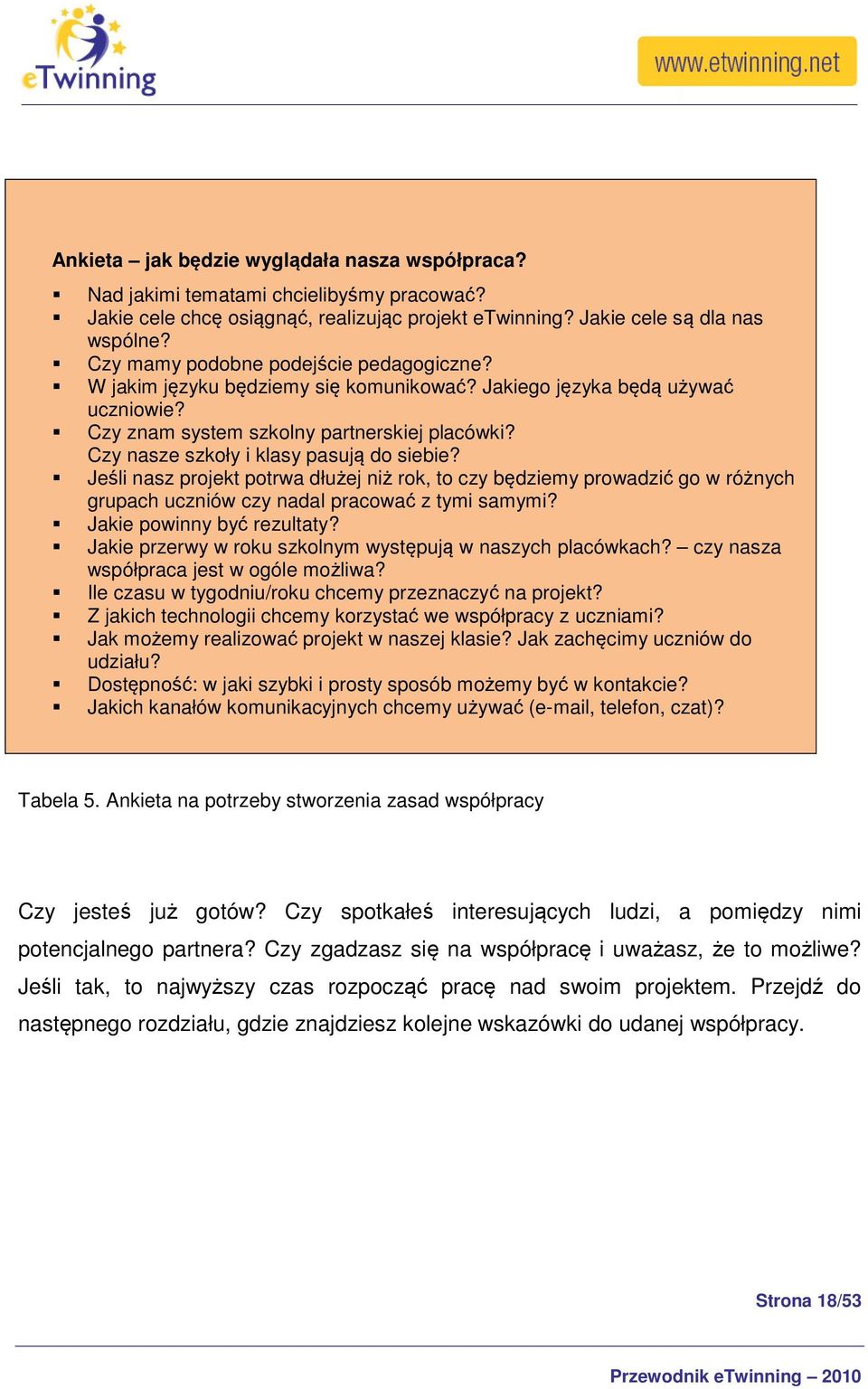 Czy nasze szkoły i klasy pasują do siebie? Jeśli nasz projekt potrwa dłużej niż rok, to czy będziemy prowadzić go w różnych grupach uczniów czy nadal pracować z tymi samymi?