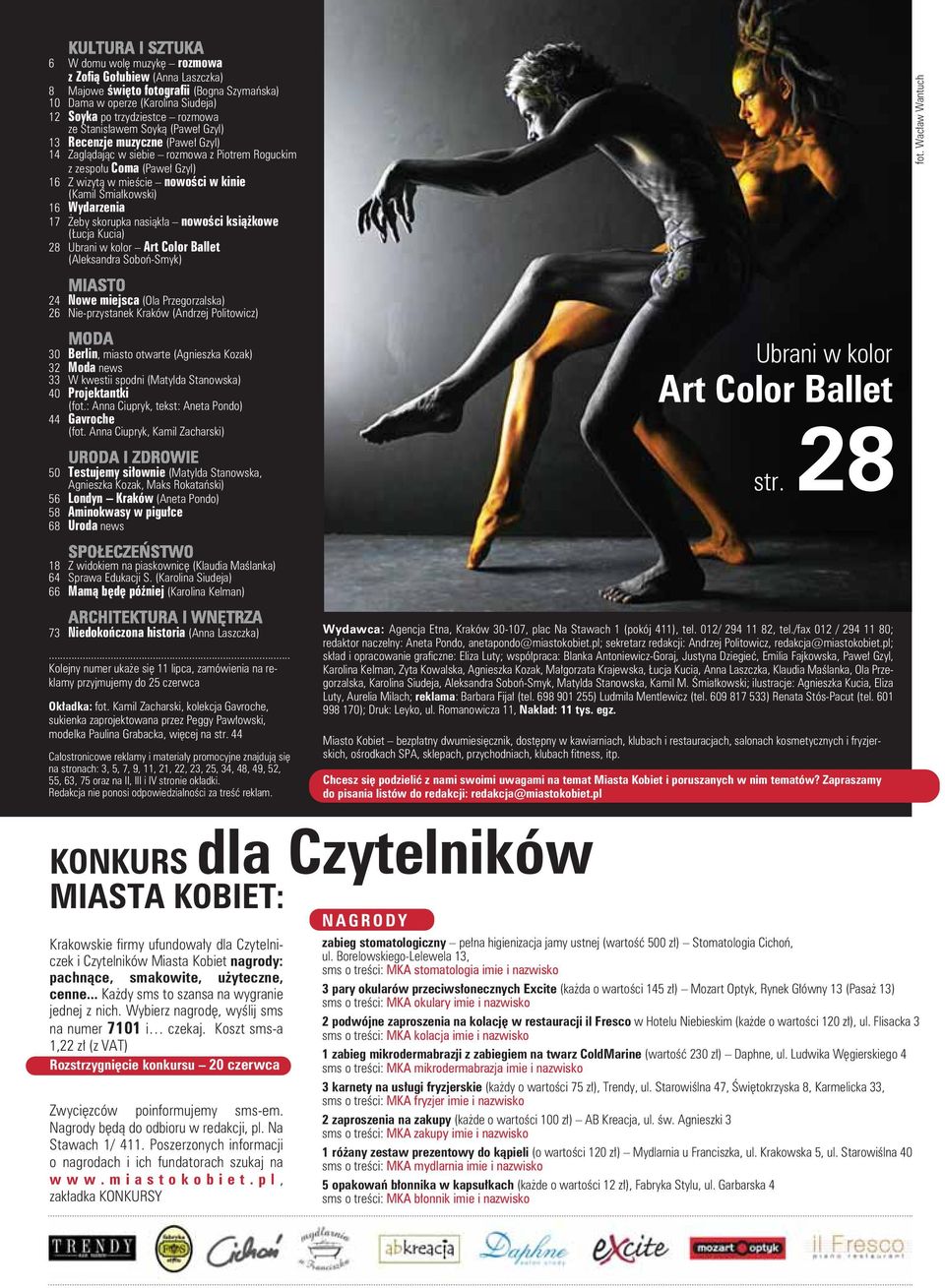 Żeby skorupka nasiąkła nowości książkowe (Łucja Kucia) 28 Ubrani w kolor Art Color Ballet (Aleksandra Soboń-Smyk) fot.