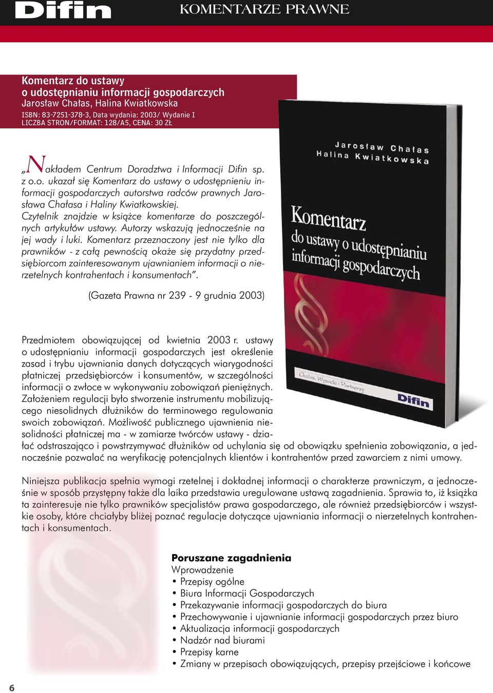 Katalog wydawniczy Publikacje prawne - PDF Darmowe pobieranie