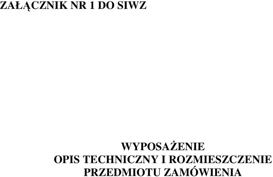 TECHNICZNY I