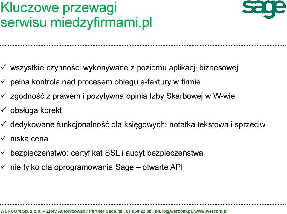 e-faktury w firmie zgodność z prawem i pozytywna opinia Izby Skarbowej w W-wie obsługa korekt