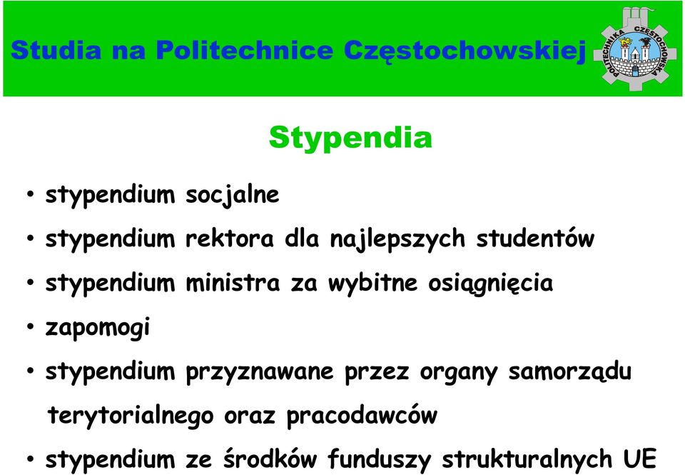 wybitne osiągnięcia zapomogi stypendium przyznawane przez organy