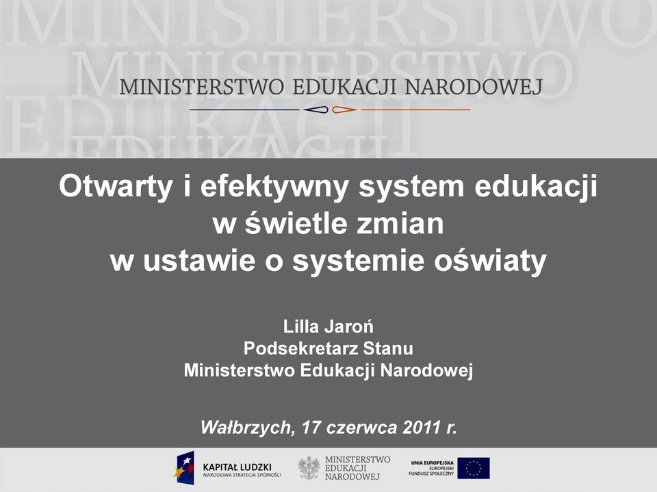 Lilla Jaroń Podsekretarz Stanu Ministerstwo