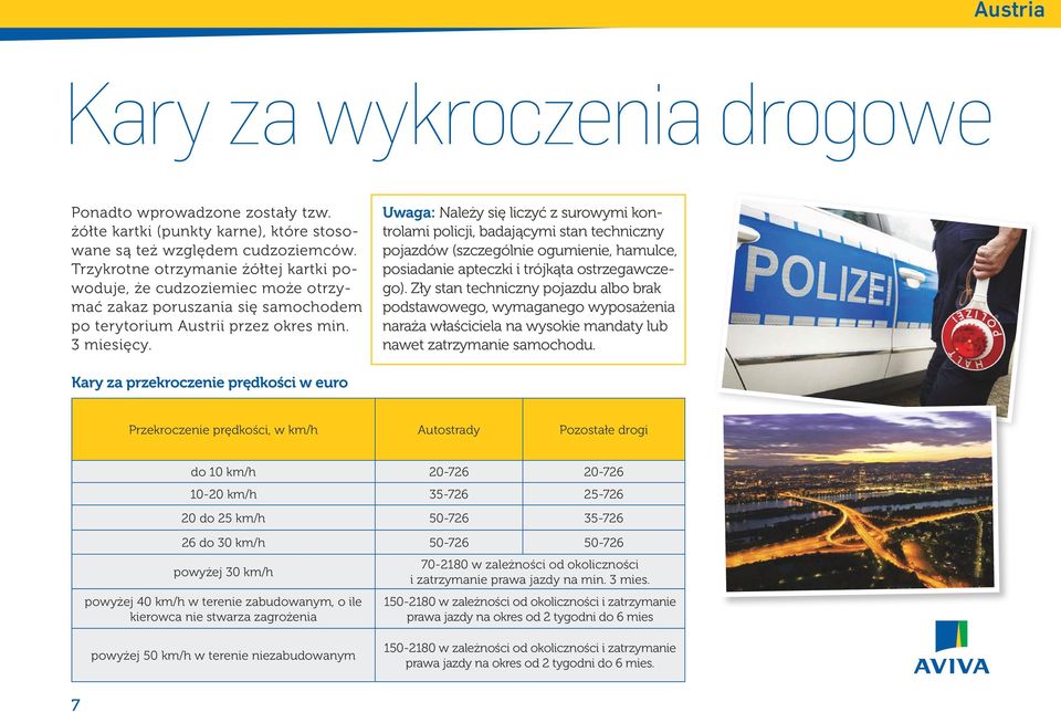 Uwaga: Należy się liczyć z surowymi kontrolami policji, badającymi stan techniczny pojazdów (szczególnie ogumienie, hamulce, posiadanie apteczki i trójkąta ostrzegawczego).