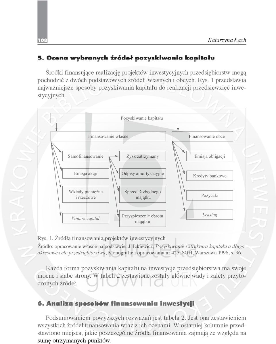 Pozyskiwanie Finansowanie własne Finansowanie obce Samofinansowanie Zysk zatrzymany Emisja obligacji Emisja akcji Odpisy amortyzacyjne Kredyty bankowe Wkłady pieniężne i rzeczowe Sprzedaż zbędnego