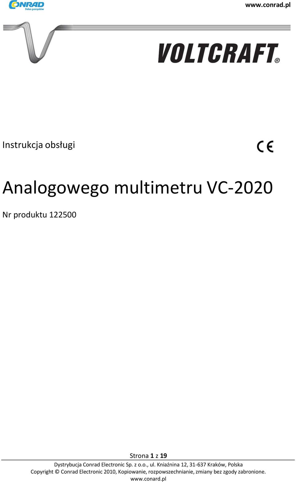 multimetru VC-2020