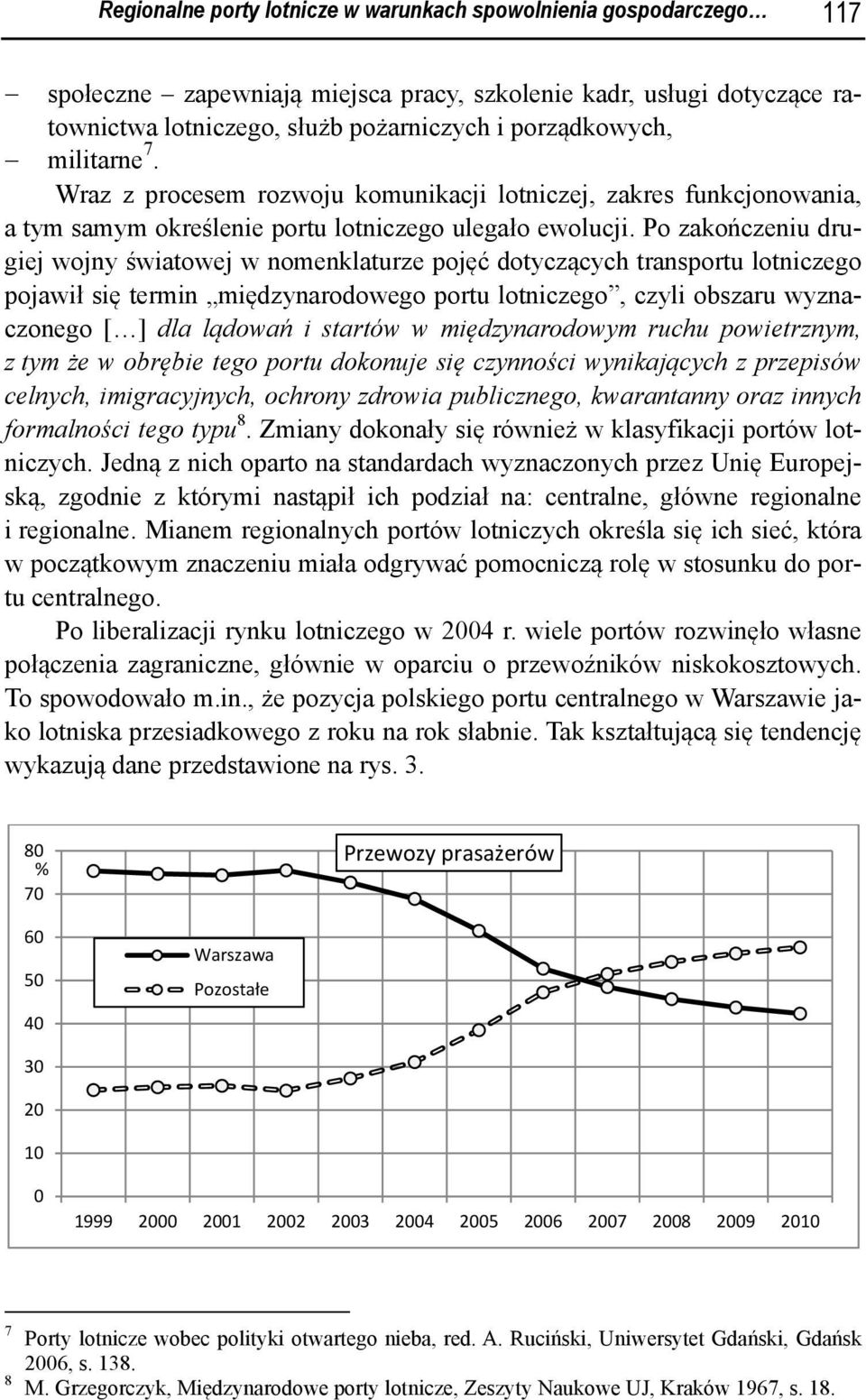 Po zakończeniu drugiej wojny światowej w nomenklaturze pojęć dotyczących transportu lotniczego pojawił się termin międzynarodowego portu lotniczego, czyli obszaru wyznaczonego [ ] dla lądowań i