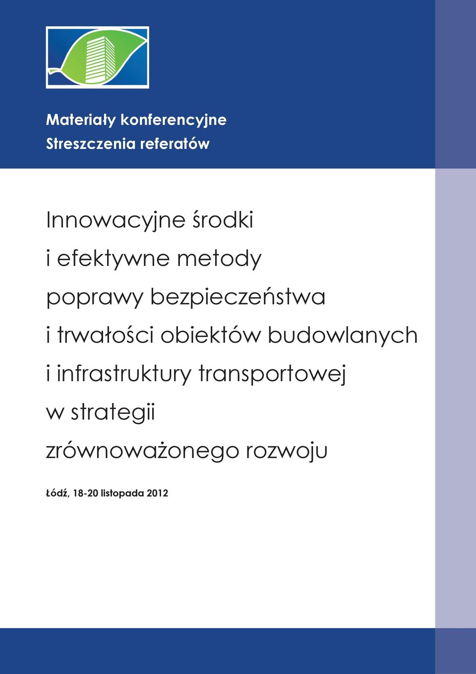 trwałości obiektów budowlanych i infrastruktury