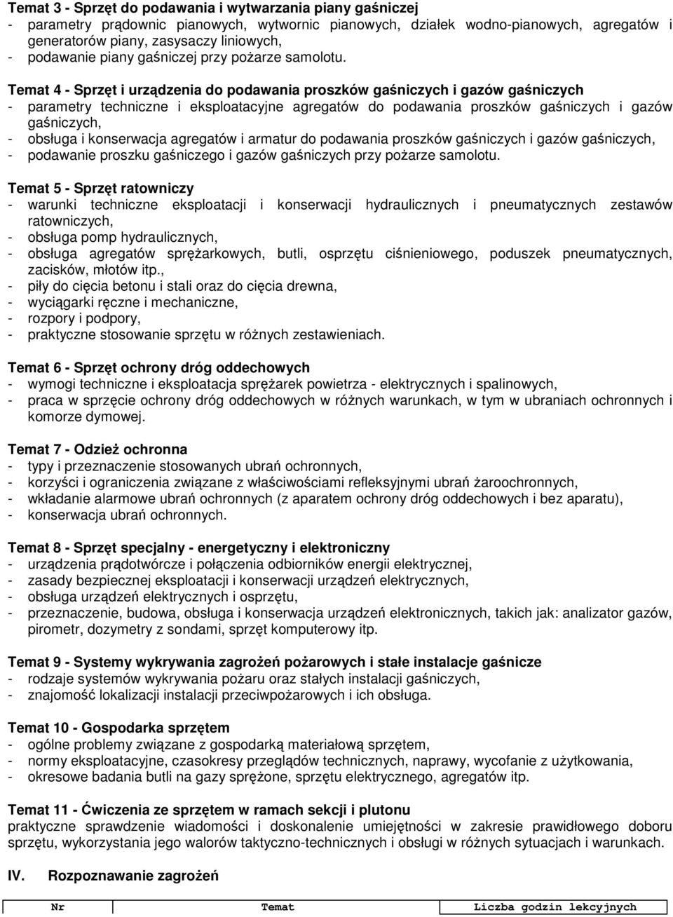 Temat 4 - Sprz t i urzdzenia do podawania proszków ganiczych i gazów ganiczych - parametry techniczne i eksploatacyjne agregatów do podawania proszków ganiczych i gazów ganiczych, - obsługa i