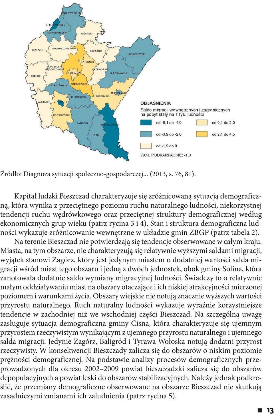 przeciętnej struktury demograficznej według ekonomicznych grup wieku (patrz rycina 3 i 4).