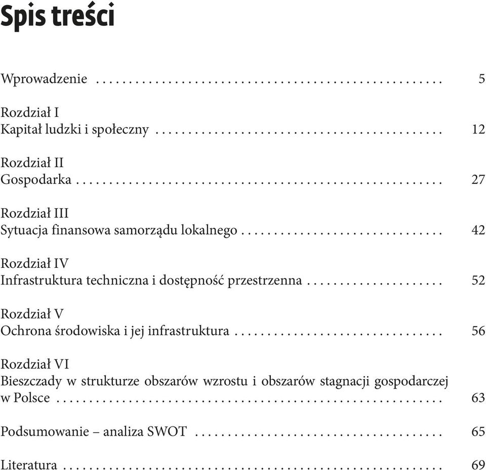 ... 52 Rozdział V Ochrona środowiska i jej infrastruktura.