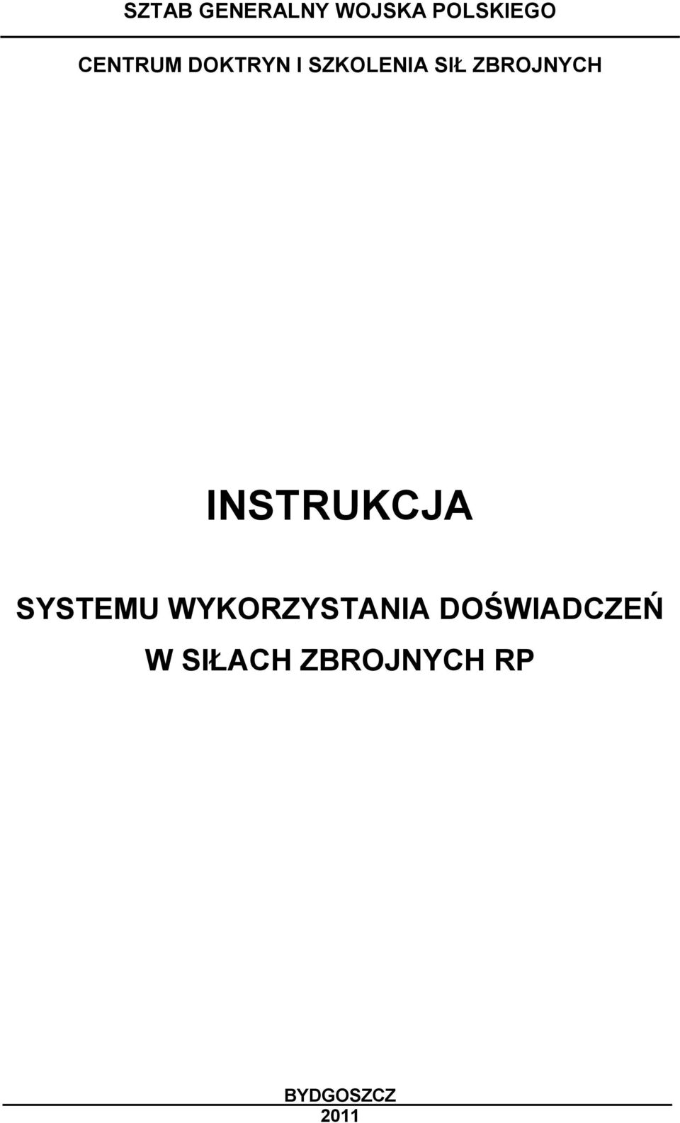 ZBROJNYCH INSTRUKCJA SYSTEMU