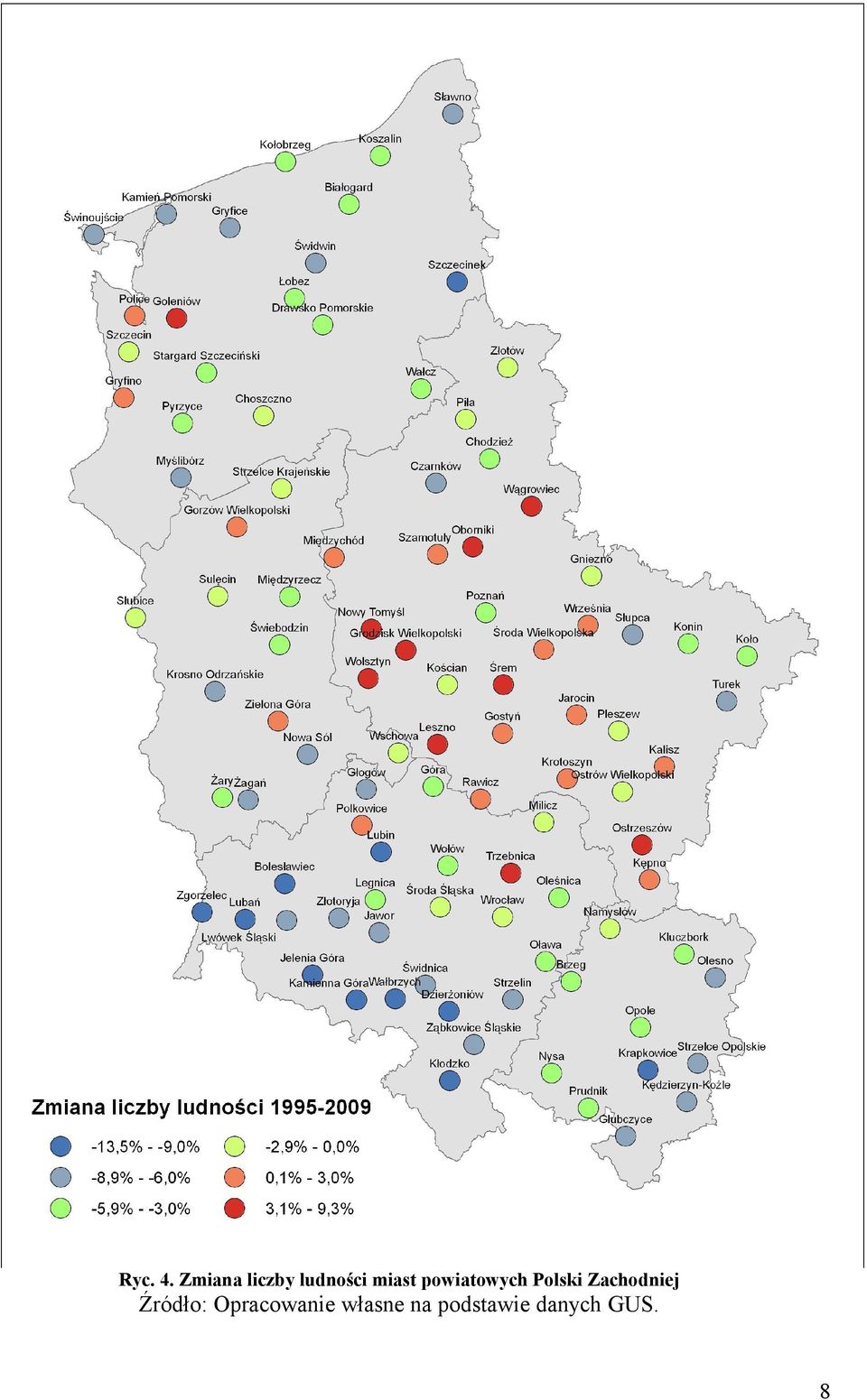 powiatowych Polski Zachodniej