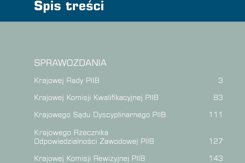 Dyscyplinarnego PIIB 111 Krajowego Rzecznika