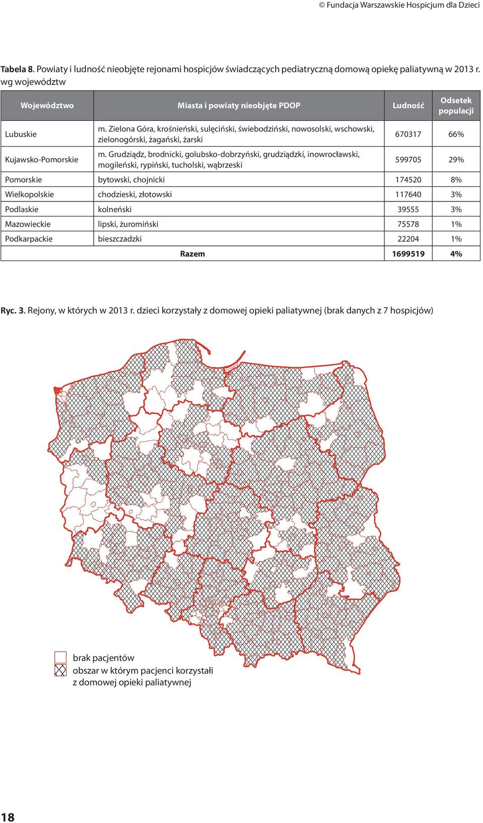 Zielona Góra, krośnieński, sulęciński, świebodziński, nowosolski, wschowski, zielonogórski, żagański, żarski 670317 66% Kujawsko-Pomorskie m.