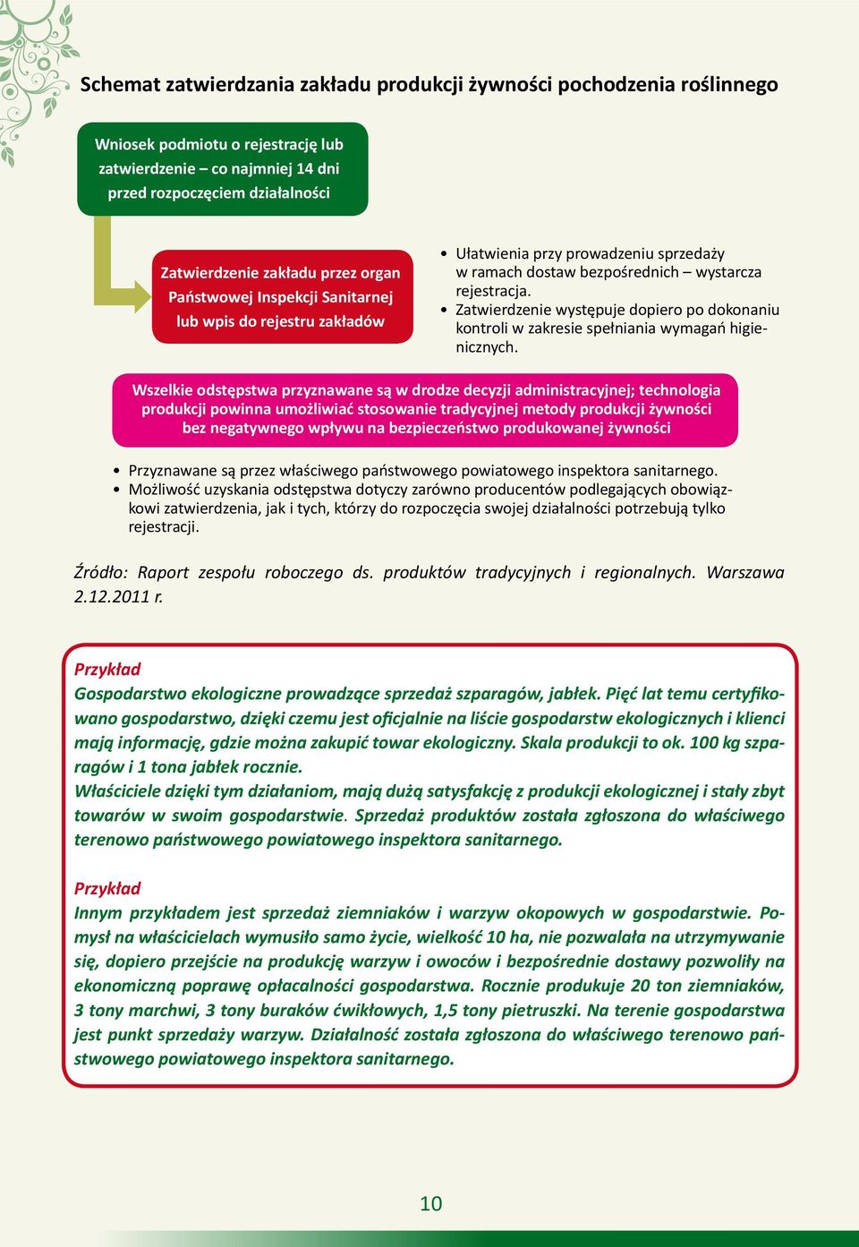 Zatwierdzenie występuje dopiero po dokonaniu kontroli w zakresie spełniania wymagań higienicznych.