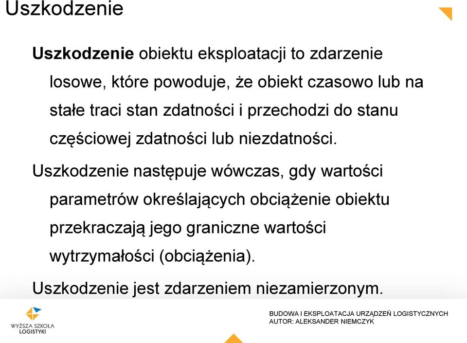 niezdatności.