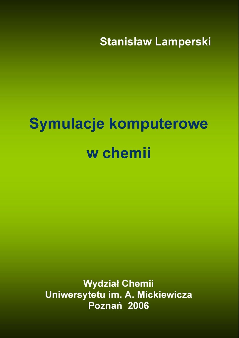 chemii Wydział Chemii