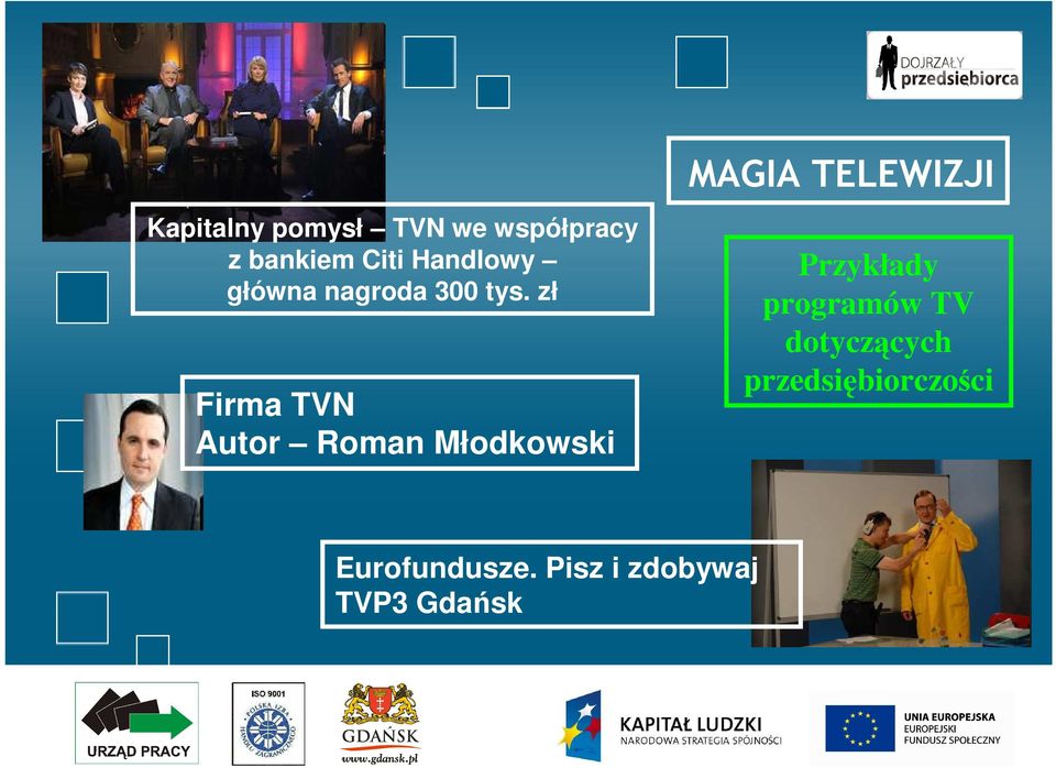 zł Firma TVN Autor Roman Młodkowski MAGIA TELEWIZJI