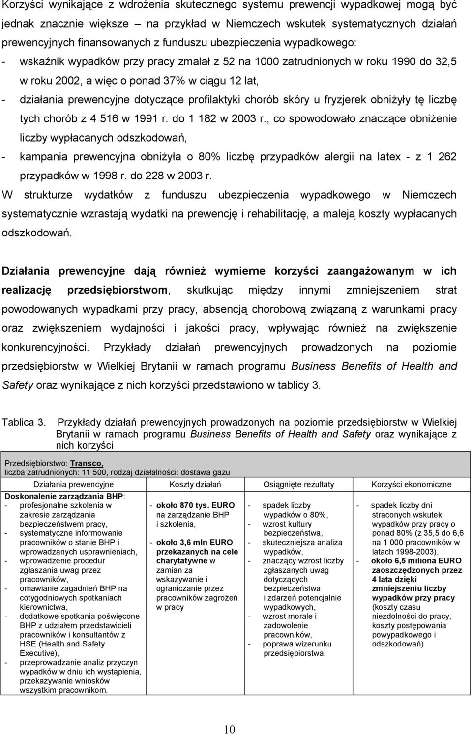 dotyczące profilaktyki chorób skóry u fryzjerek obniżyły tę liczbę tych chorób z 4 516 w 1991 r. do 1 182 w 2003 r.