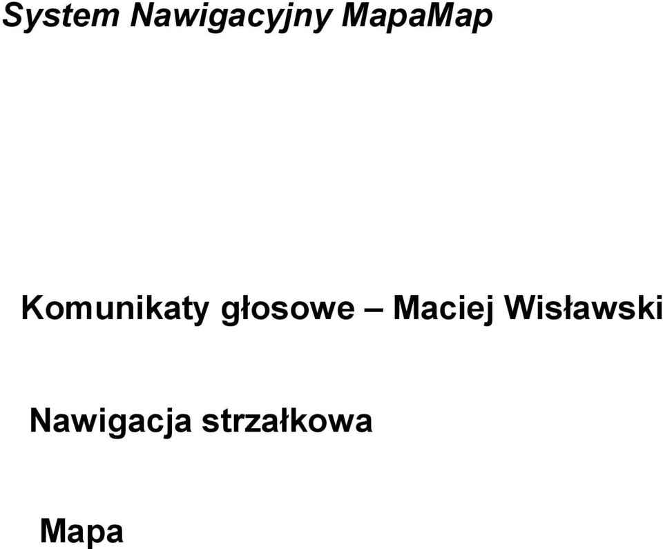 głosowe Maciej