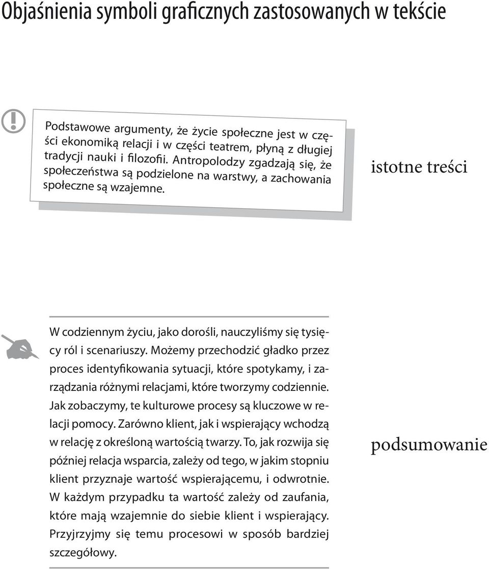 Możemy przechodzić gładko przez proces identyfikowania sytuacji, które spotykamy, i zarządzania różnymi relacjami, które tworzymy codziennie.