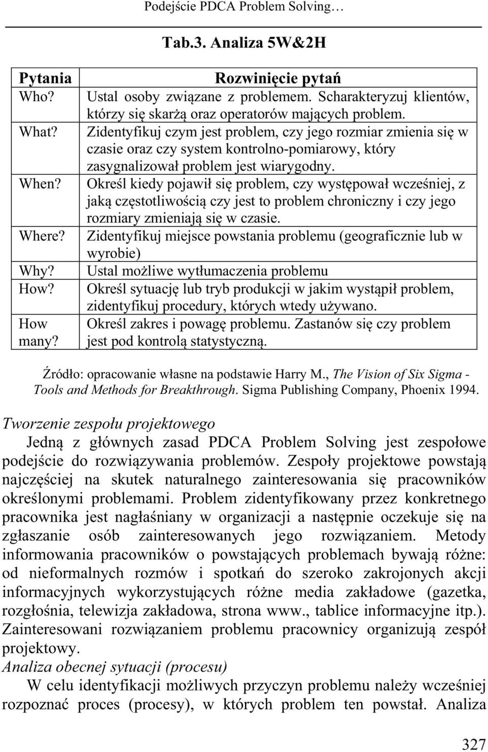 Zidentyfikuj czym jest problem, czy jego rozmiar zmienia się w czasie oraz czy system kontrolno-pomiarowy, który zasygnalizował problem jest wiarygodny.