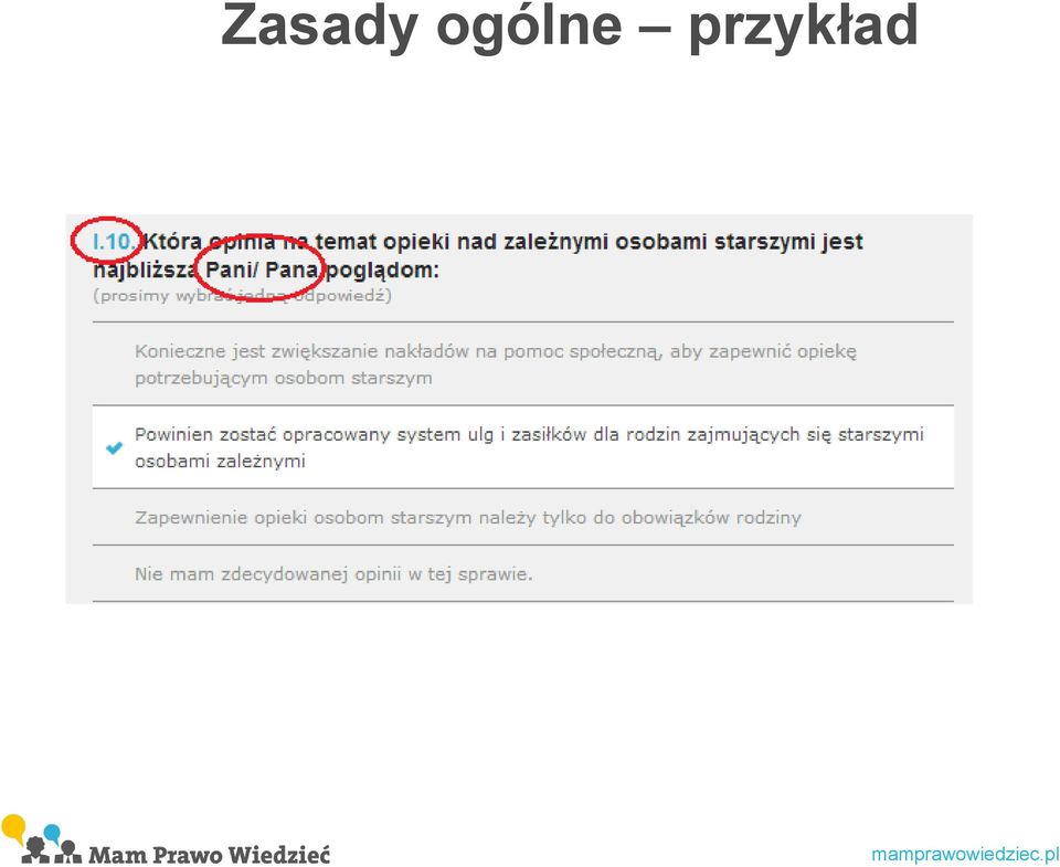 przykład