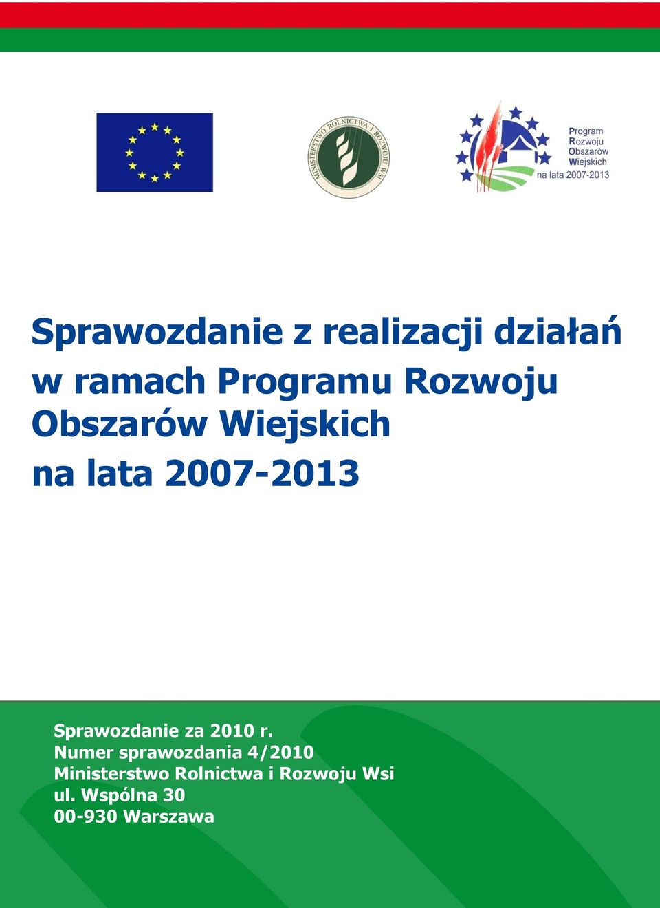 Sprawozdanie za 2010 r.