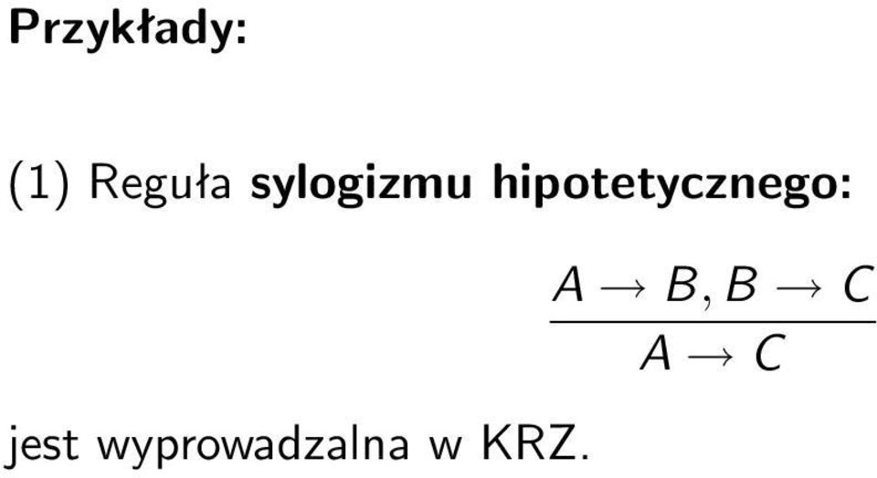 hipotetycznego: jest