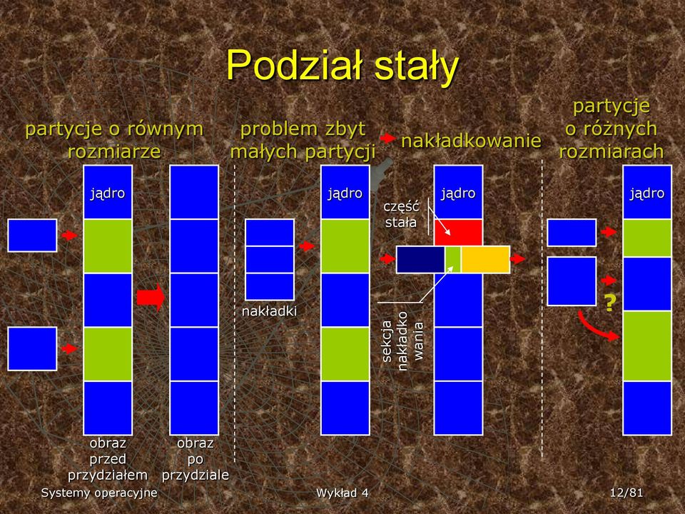 rozmiarach jądro jądro część stała jądro jądro nakładki?