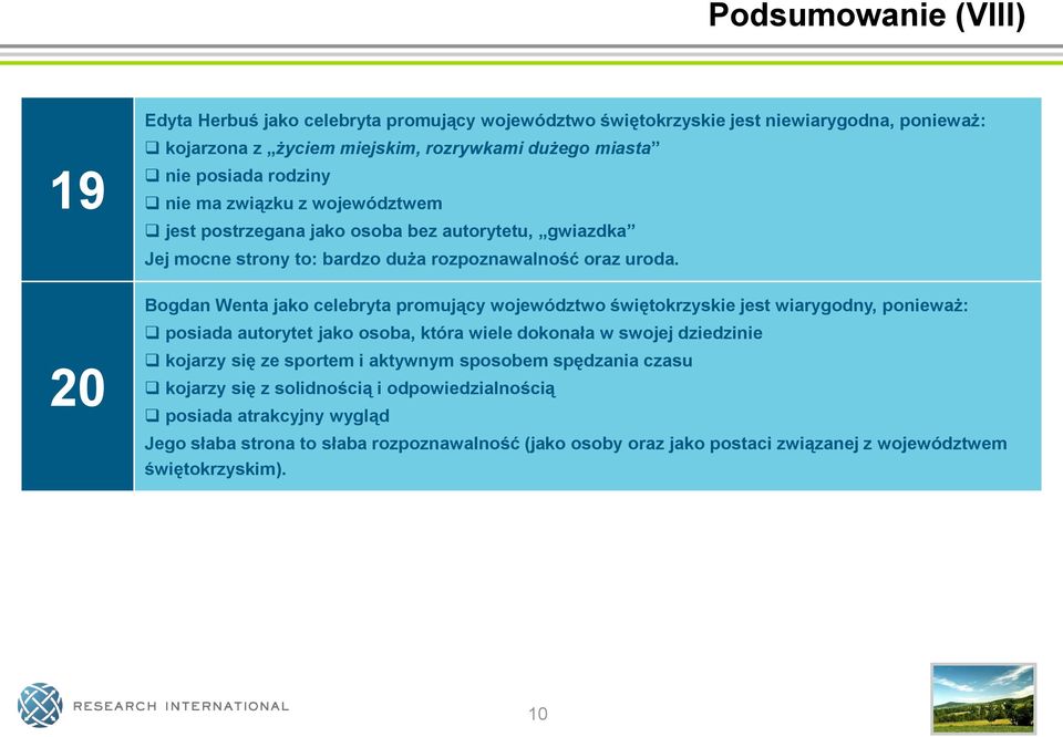 Bogdan Wenta jako celebryta promujący województwo świętokrzyskie jest wiarygodny, ponieważ: posiada autorytet jako osoba, która wiele dokonała w swojej dziedzinie kojarzy się ze sportem i