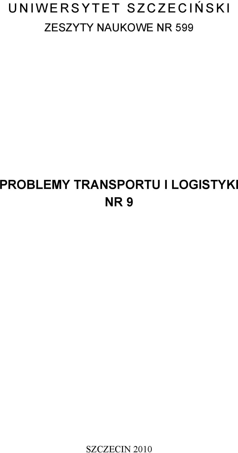 PROBLEMY TRANSPORTU I