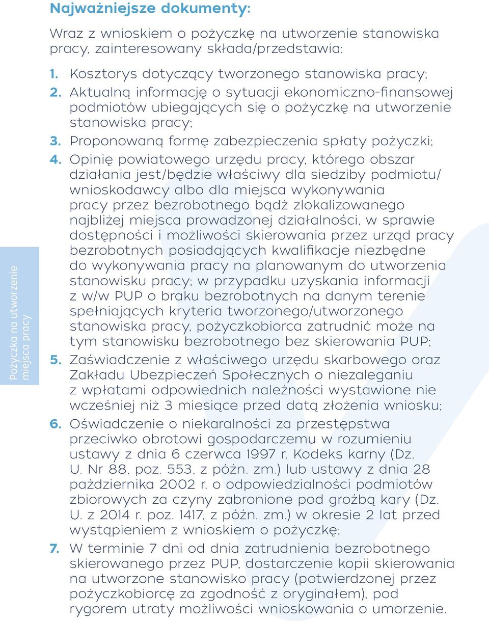 Proponowaną formę zabezpieczenia spłaty pożyczki; 4.